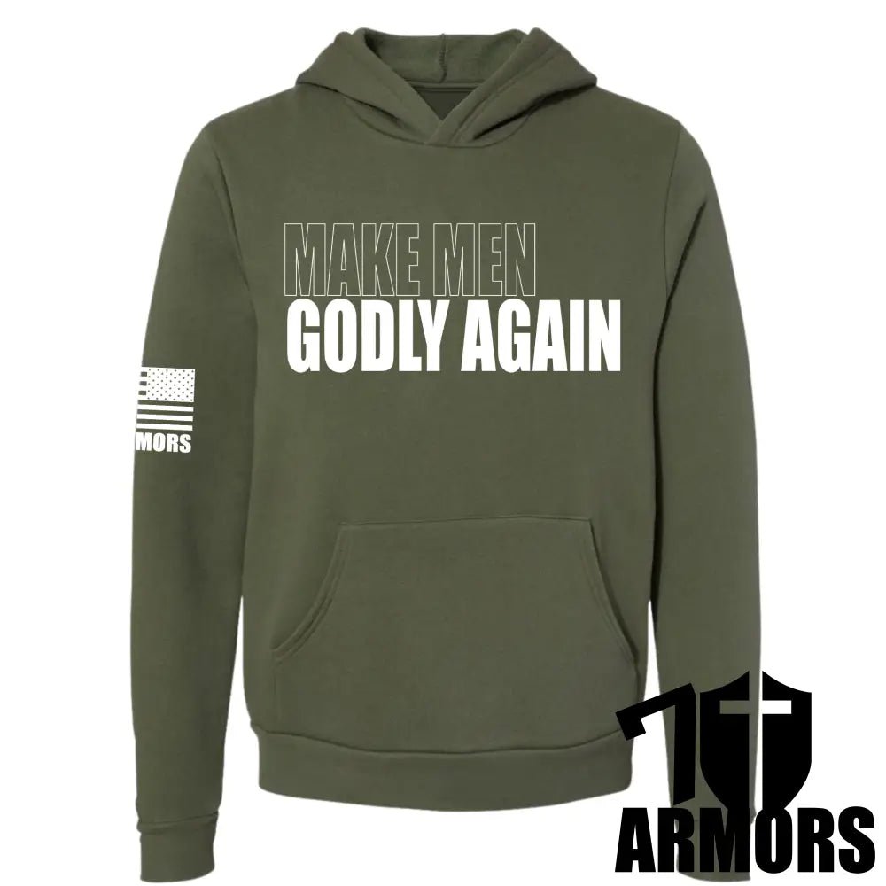 MAKE MEN GODLY AGAIN HOODIE - Glorious Grounds