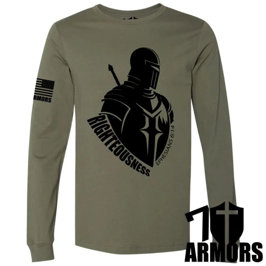 BREASTPLATE OF RIGHTOUENESS LONG SLEEVE - Glorious Grounds