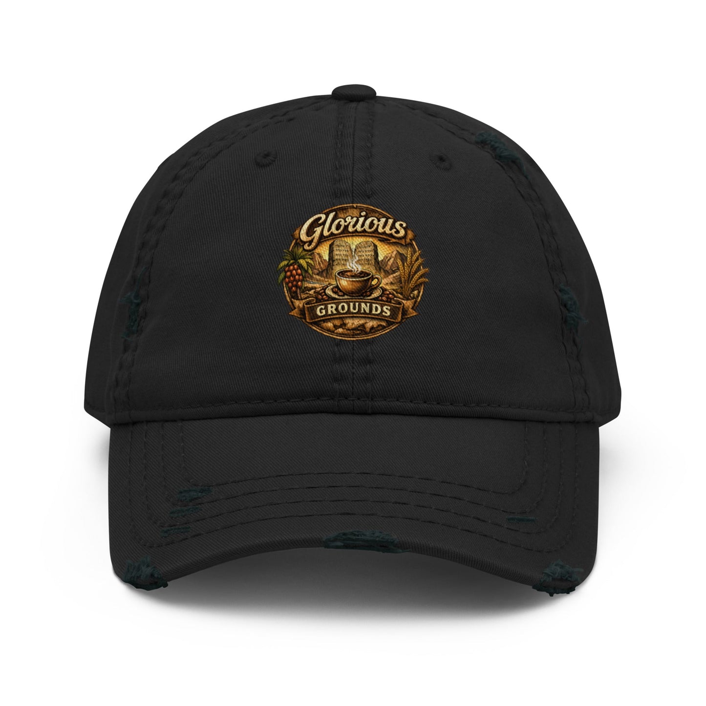 Distressed Dad Hat - Glorious Grounds