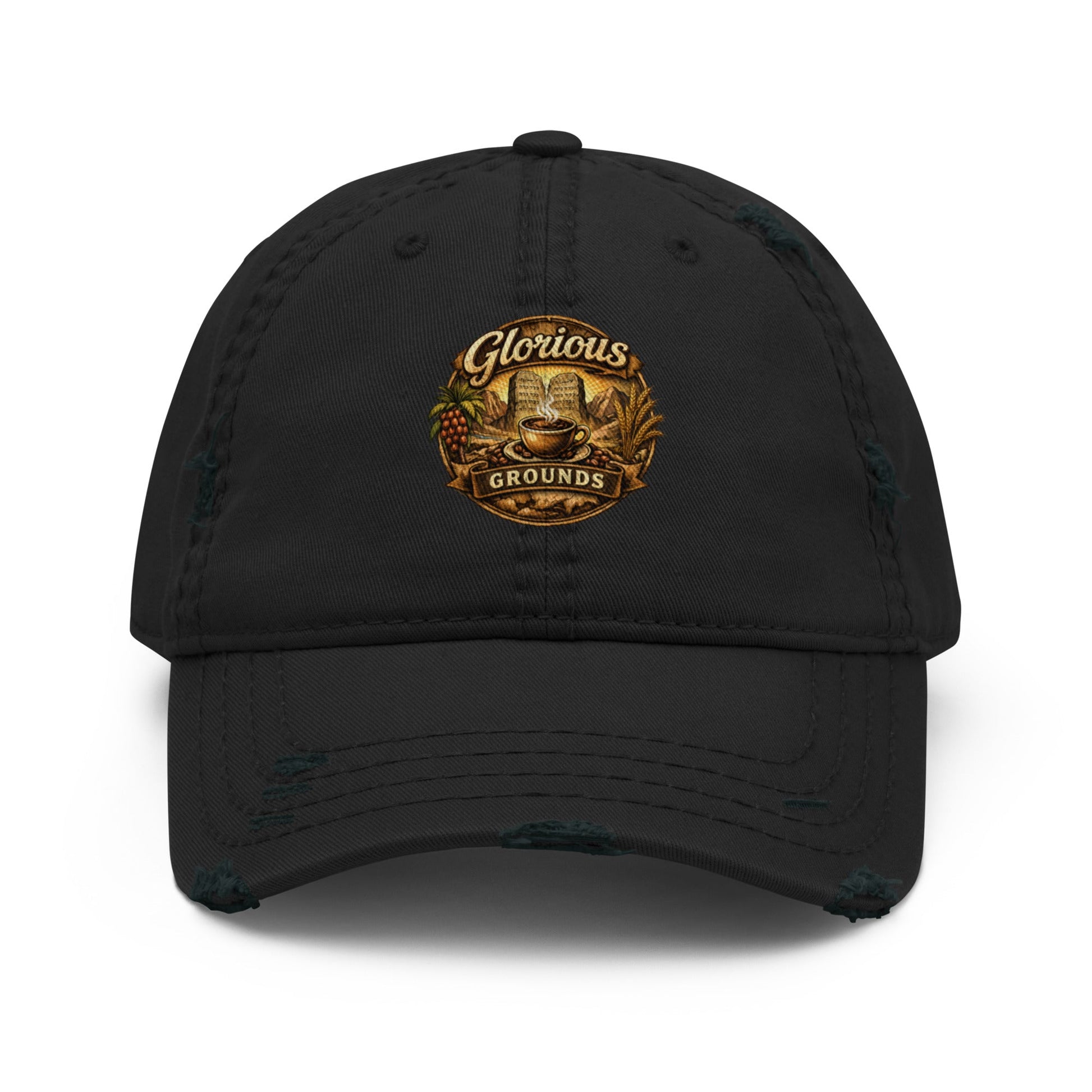 Distressed Dad Hat - Glorious Grounds