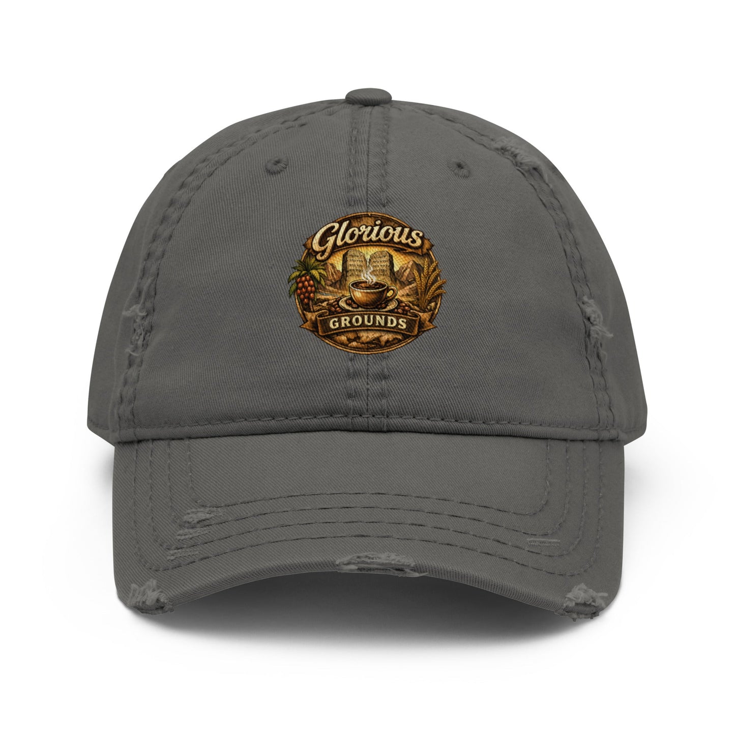 Distressed Dad Hat - Glorious Grounds
