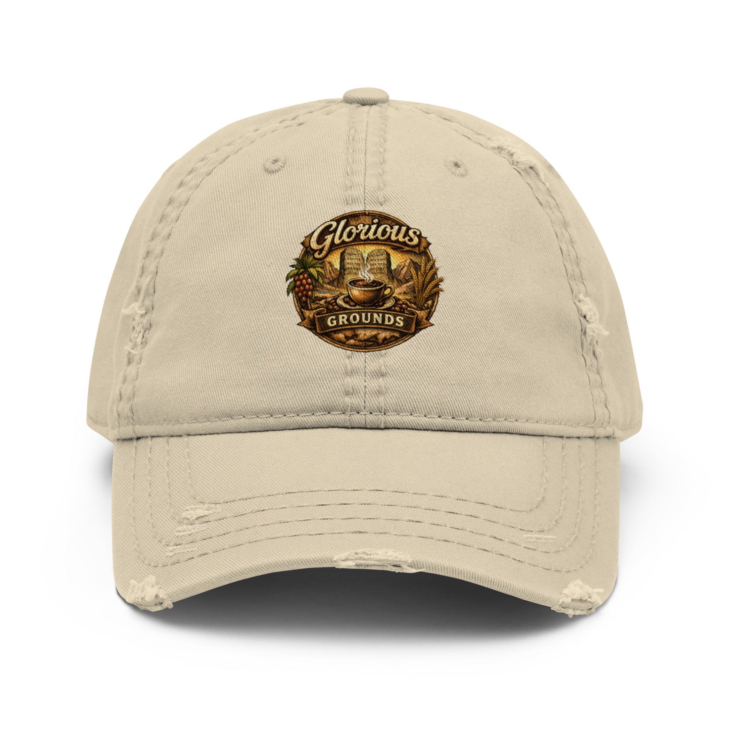 Distressed Dad Hat - Glorious Grounds