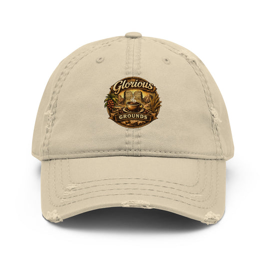 Distressed Dad Hat - Glorious Grounds