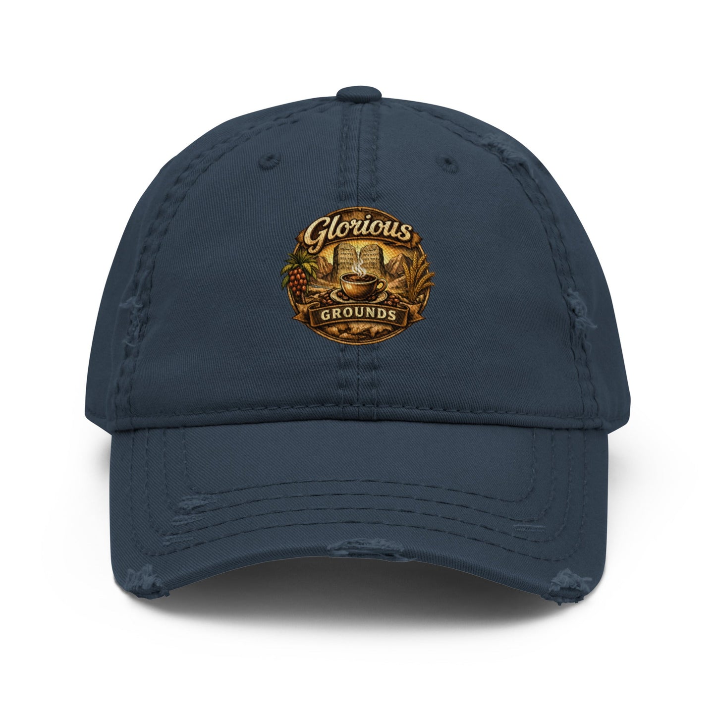 Distressed Dad Hat - Glorious Grounds