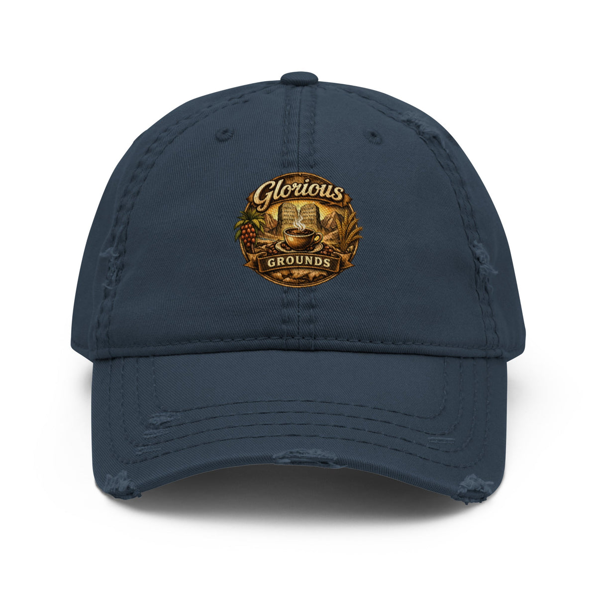 Distressed Dad Hat - Glorious Grounds