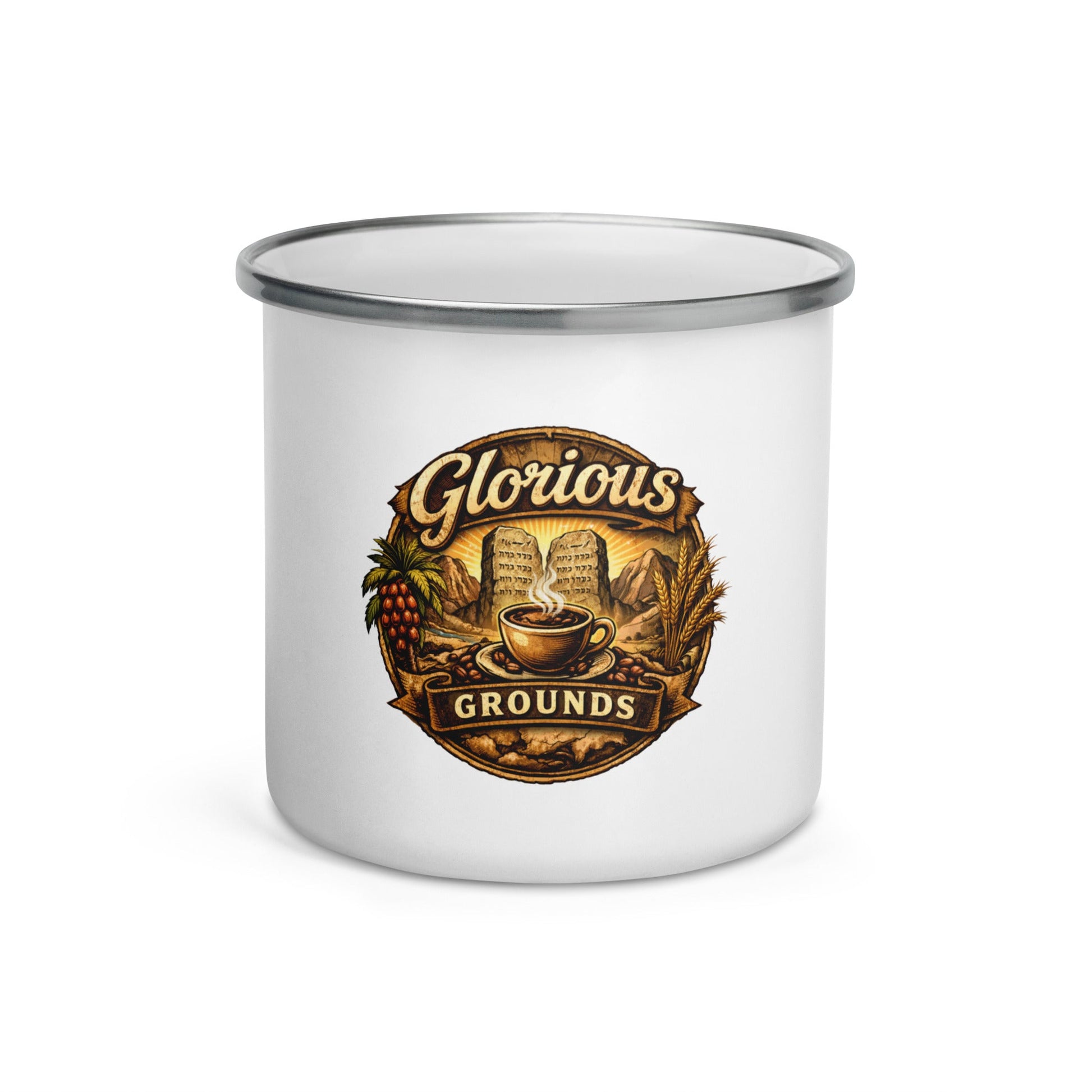 Enamel Mug - Glorious Grounds