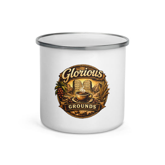 Enamel Mug - Glorious Grounds