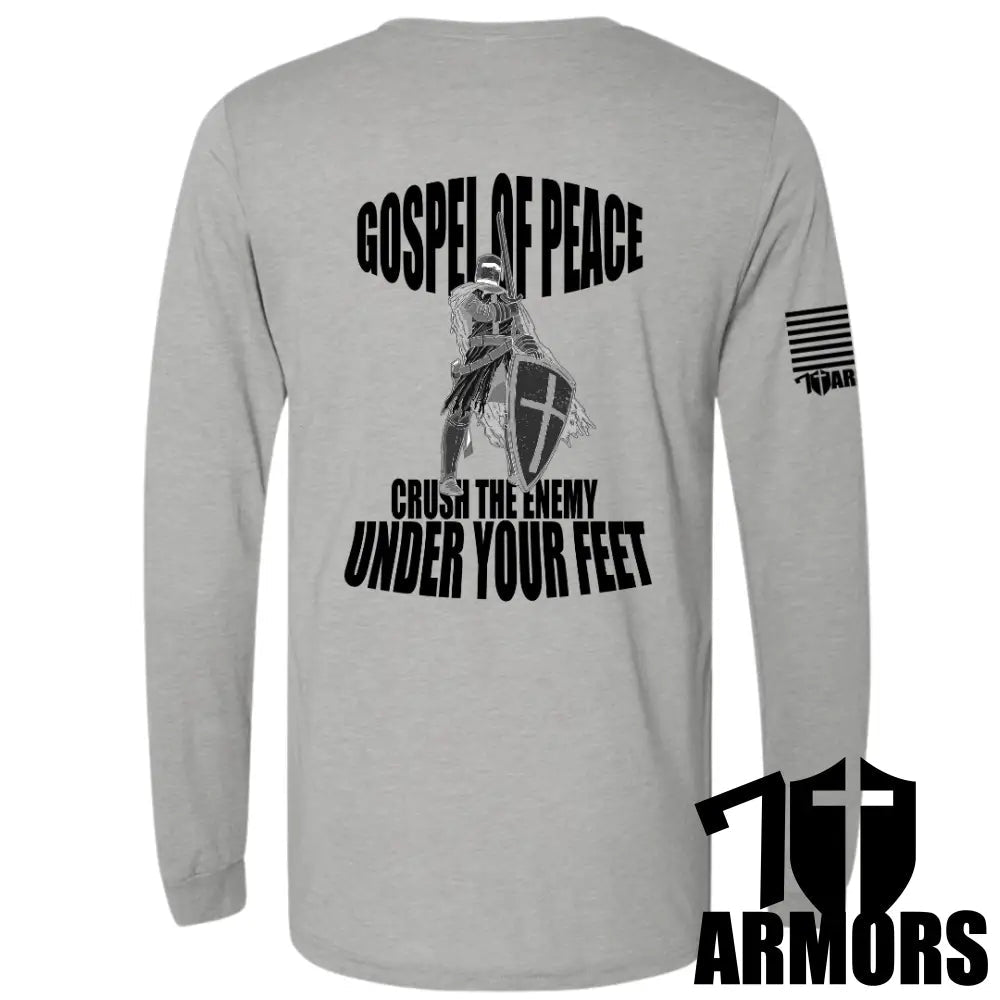 GOSPEL OF PEACE LONG SLEEVE - Glorious Grounds
