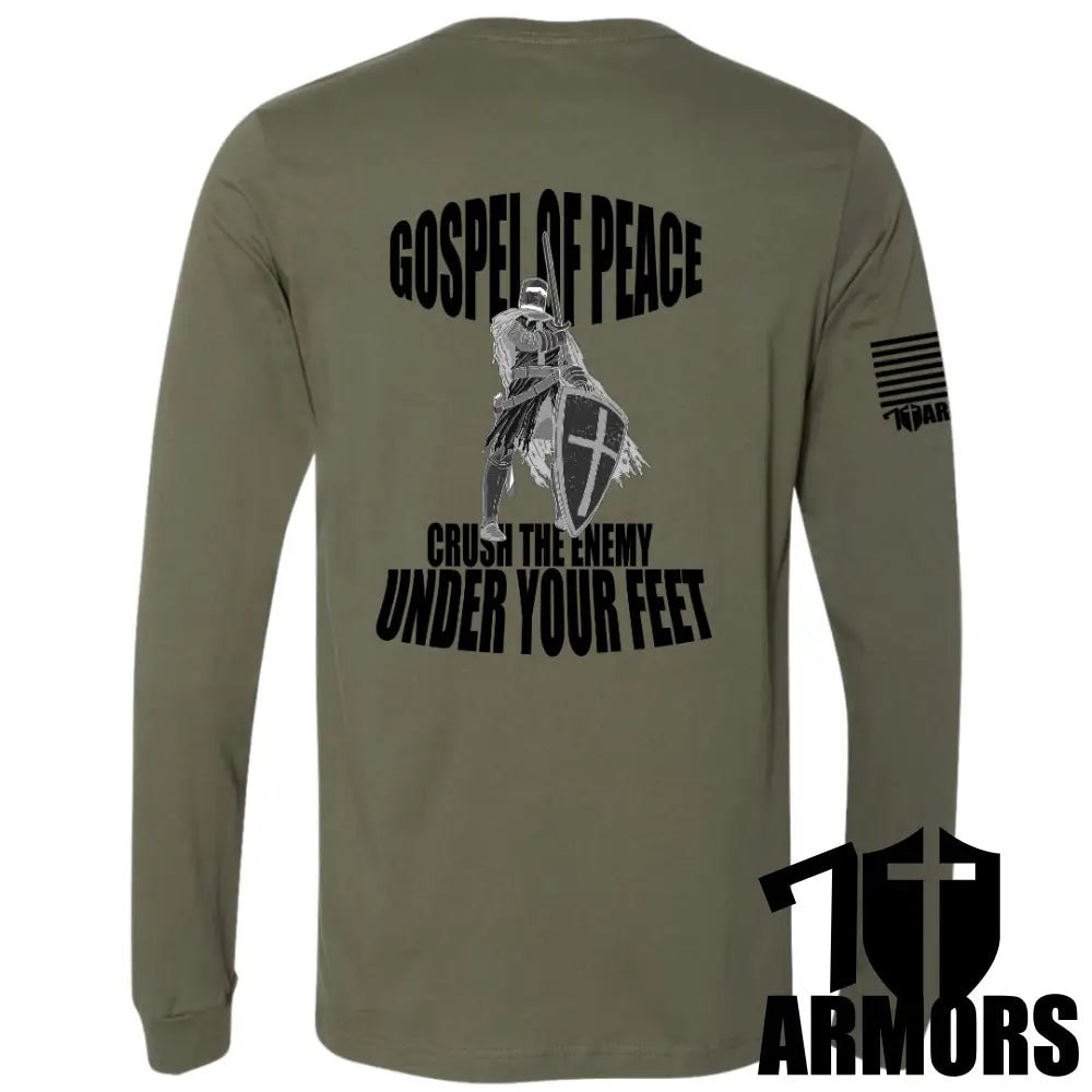 GOSPEL OF PEACE LONG SLEEVE - Glorious Grounds