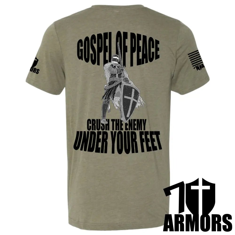 GOSPEL OF PEACE T - SHIRT - Glorious Grounds