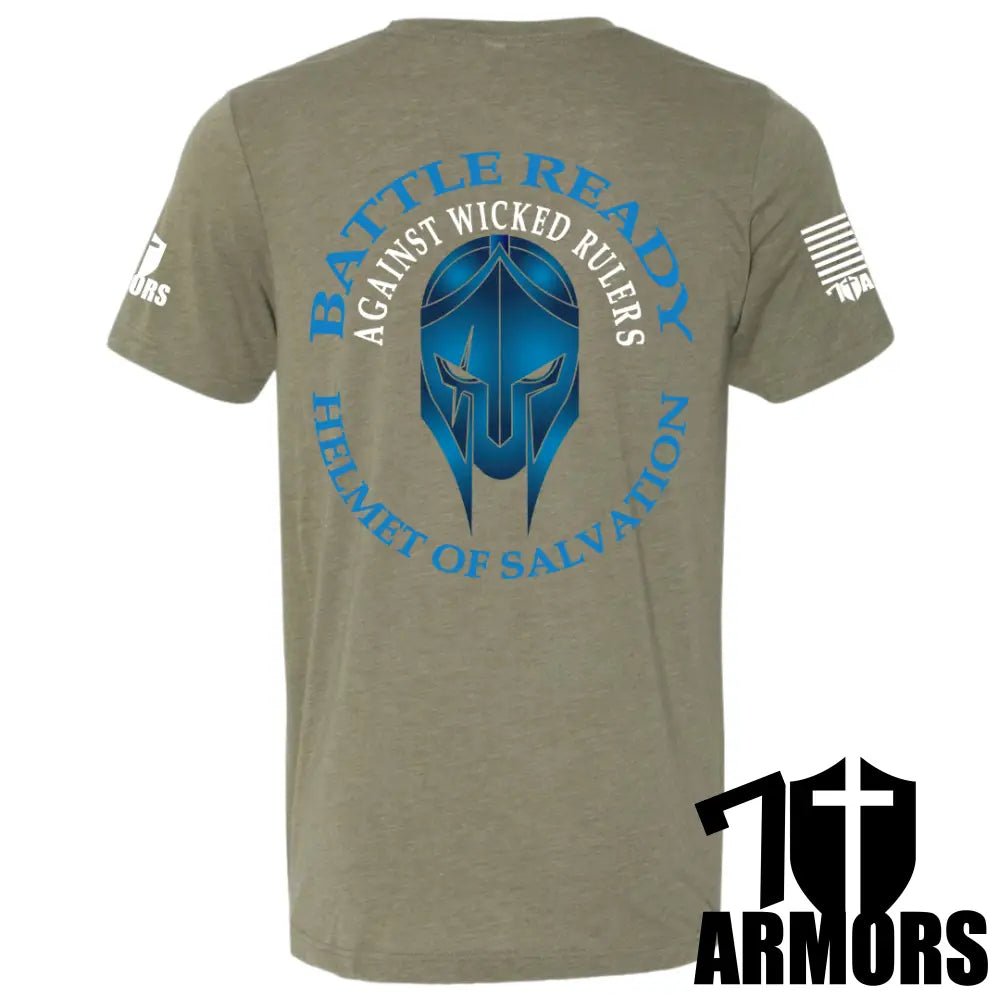 HELMET OF SALVATION T - SHIRT - Glorious Grounds