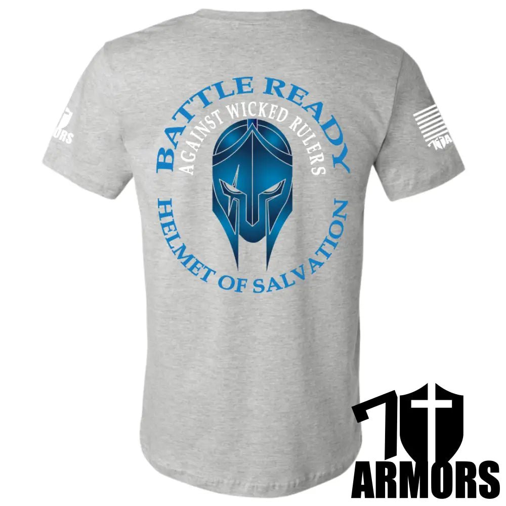 HELMET OF SALVATION T - SHIRT - Glorious Grounds