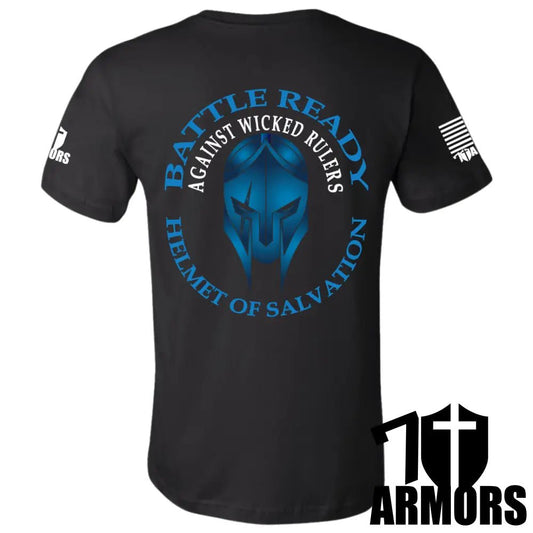 HELMET OF SALVATION T - SHIRT - Glorious Grounds