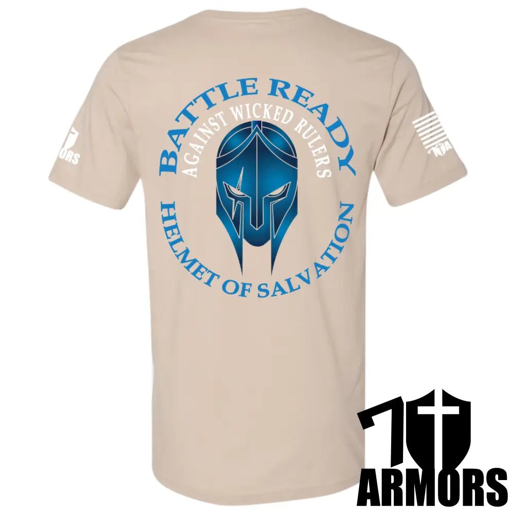 HELMET OF SALVATION T - SHIRT - Glorious Grounds