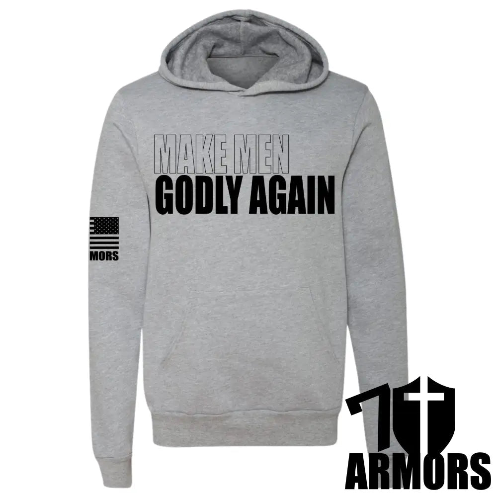 MAKE MEN GODLY AGAIN HOODIE - Glorious Grounds