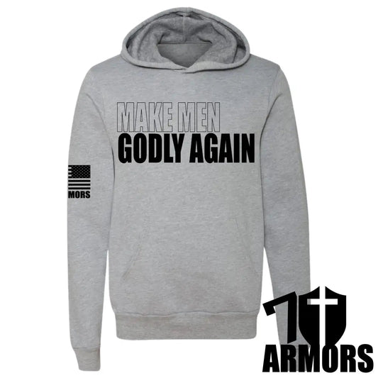 MAKE MEN GODLY AGAIN HOODIE - Glorious Grounds