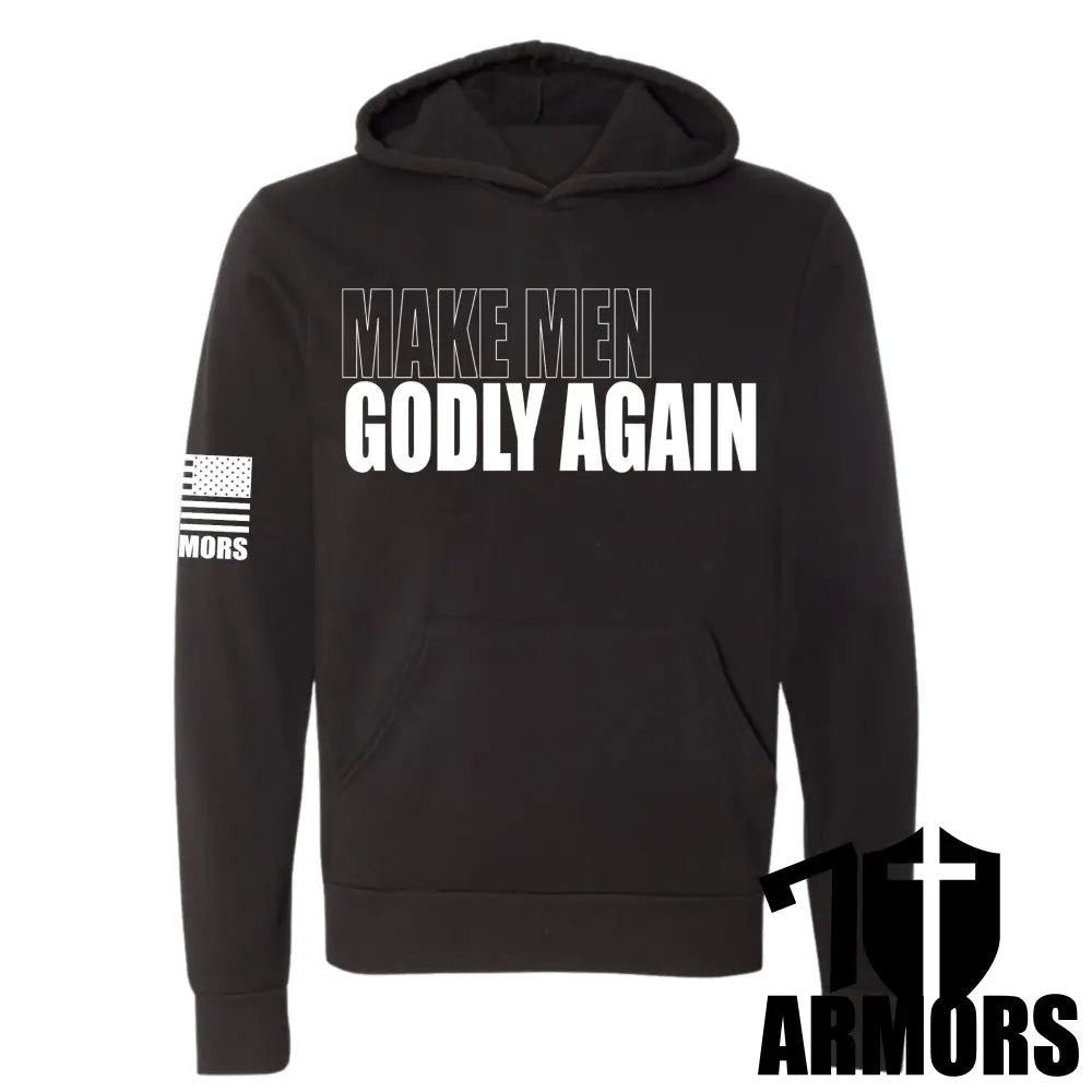 MAKE MEN GODLY AGAIN HOODIE - Glorious Grounds