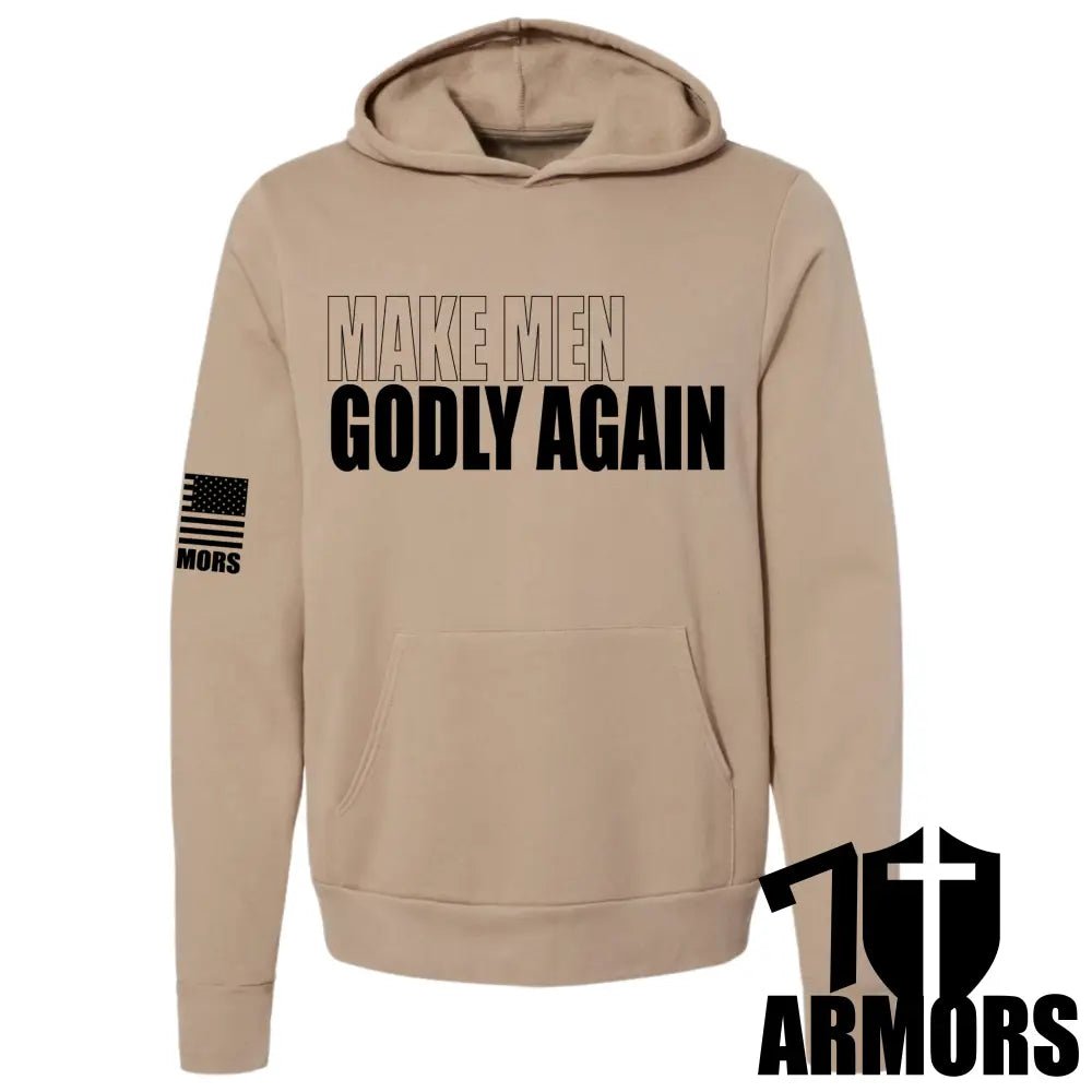 MAKE MEN GODLY AGAIN HOODIE - Glorious Grounds