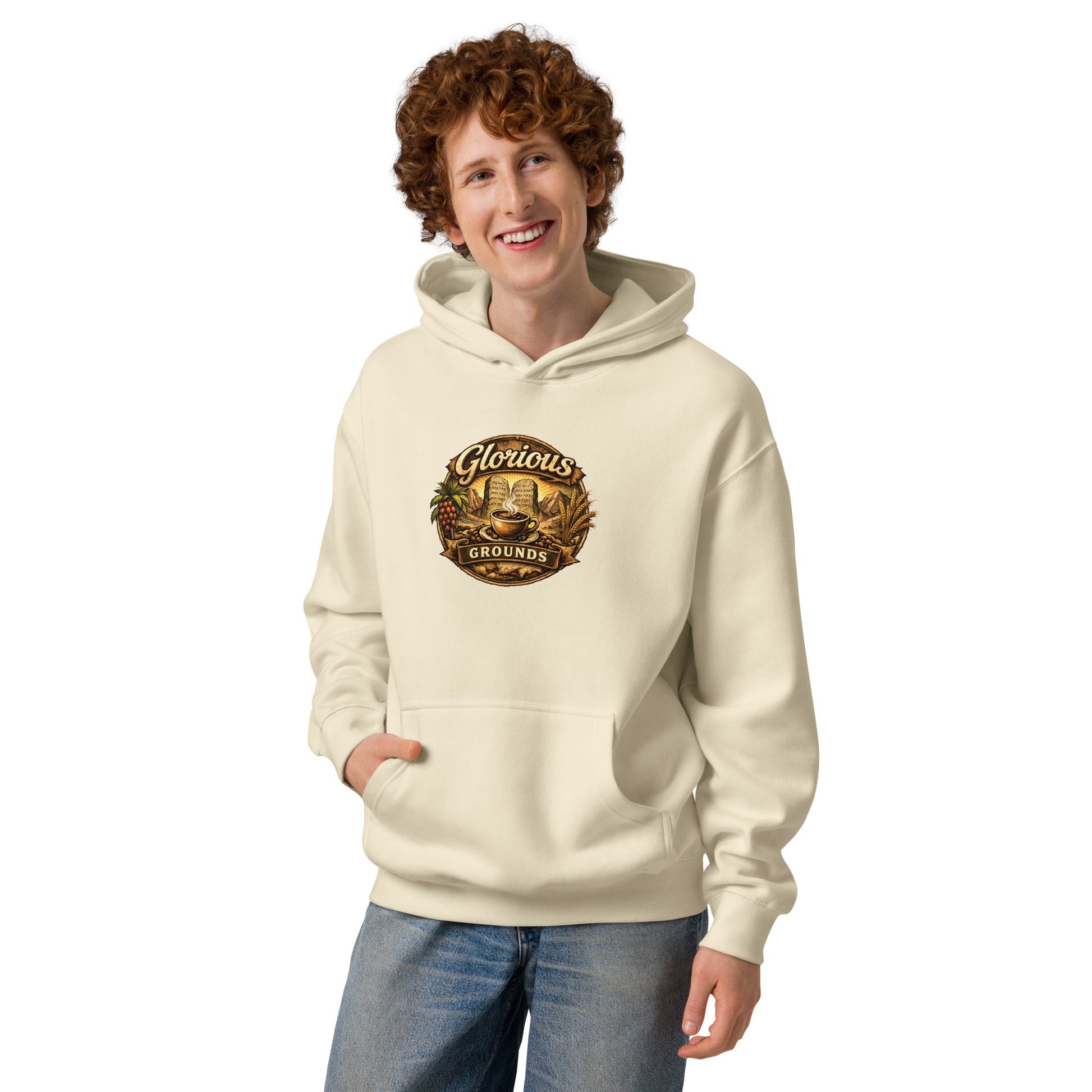 Men’s box hoodie - Glorious Grounds