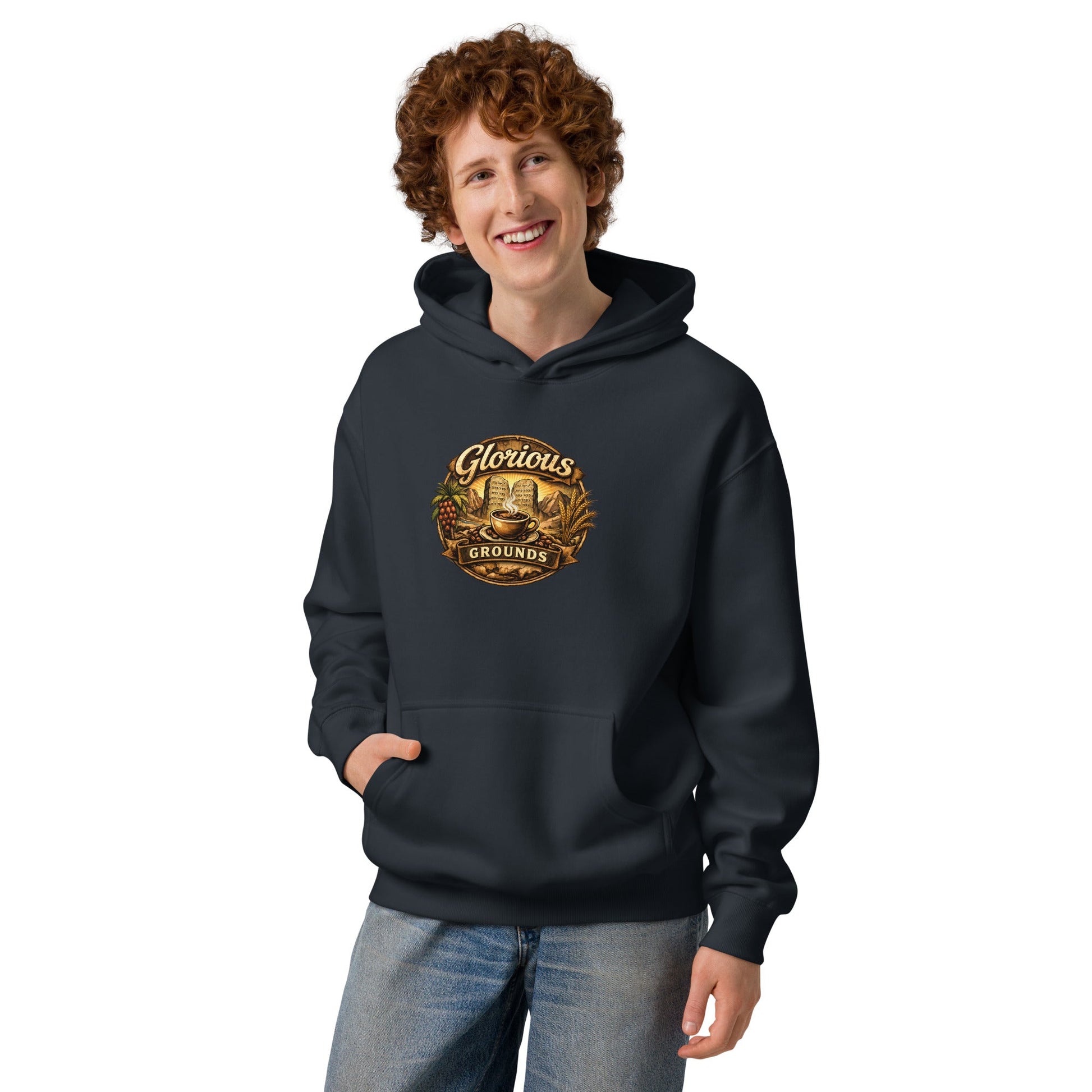 Men’s box hoodie - Glorious Grounds