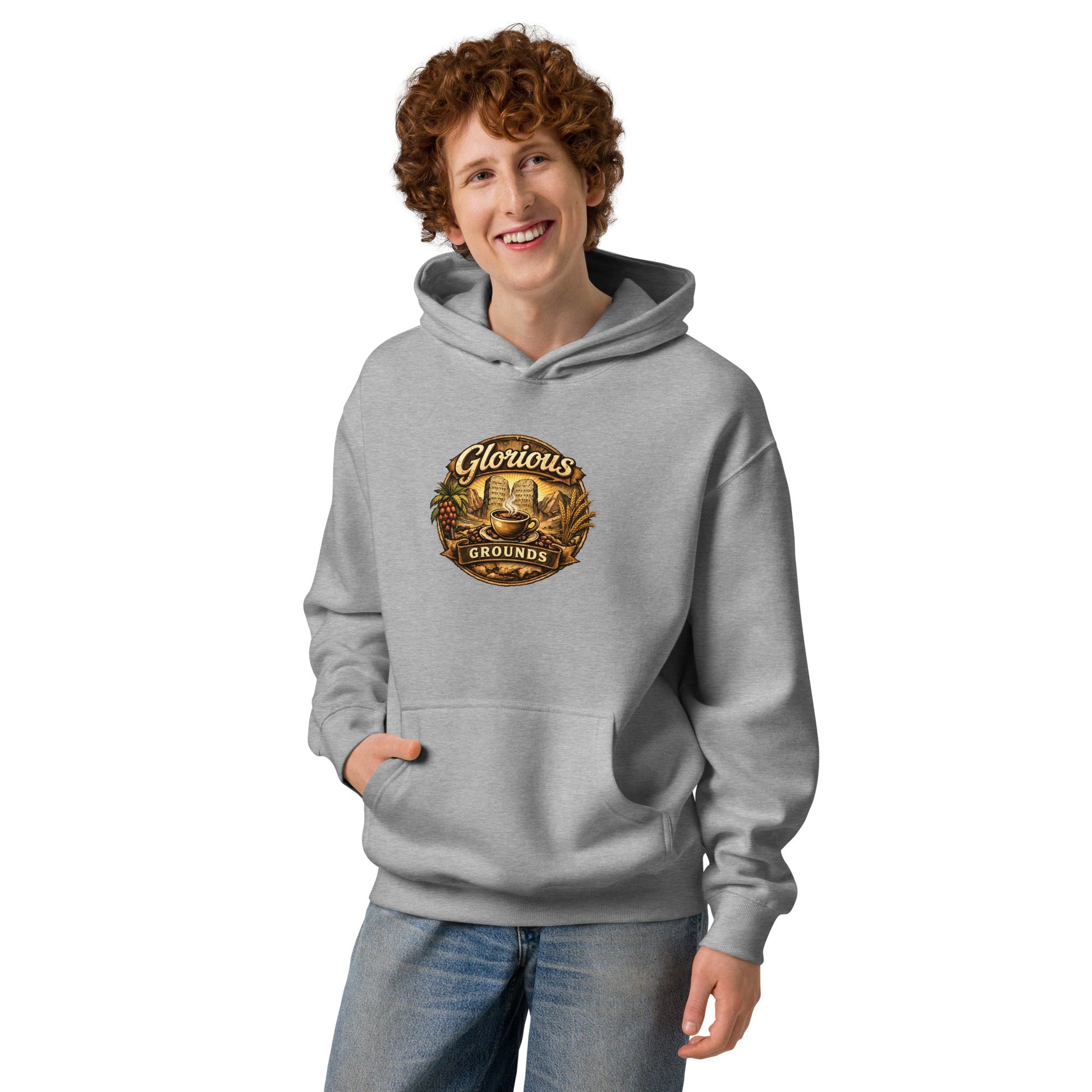 Men’s box hoodie - Glorious Grounds