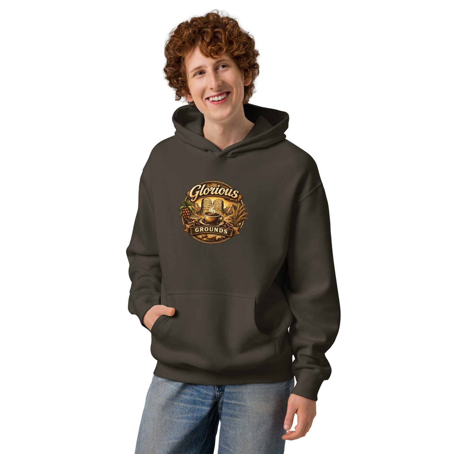Men’s box hoodie - Glorious Grounds