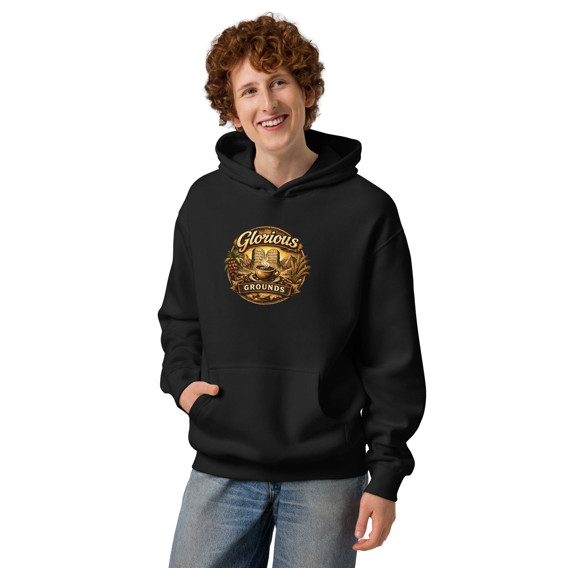 Men’s box hoodie - Glorious Grounds