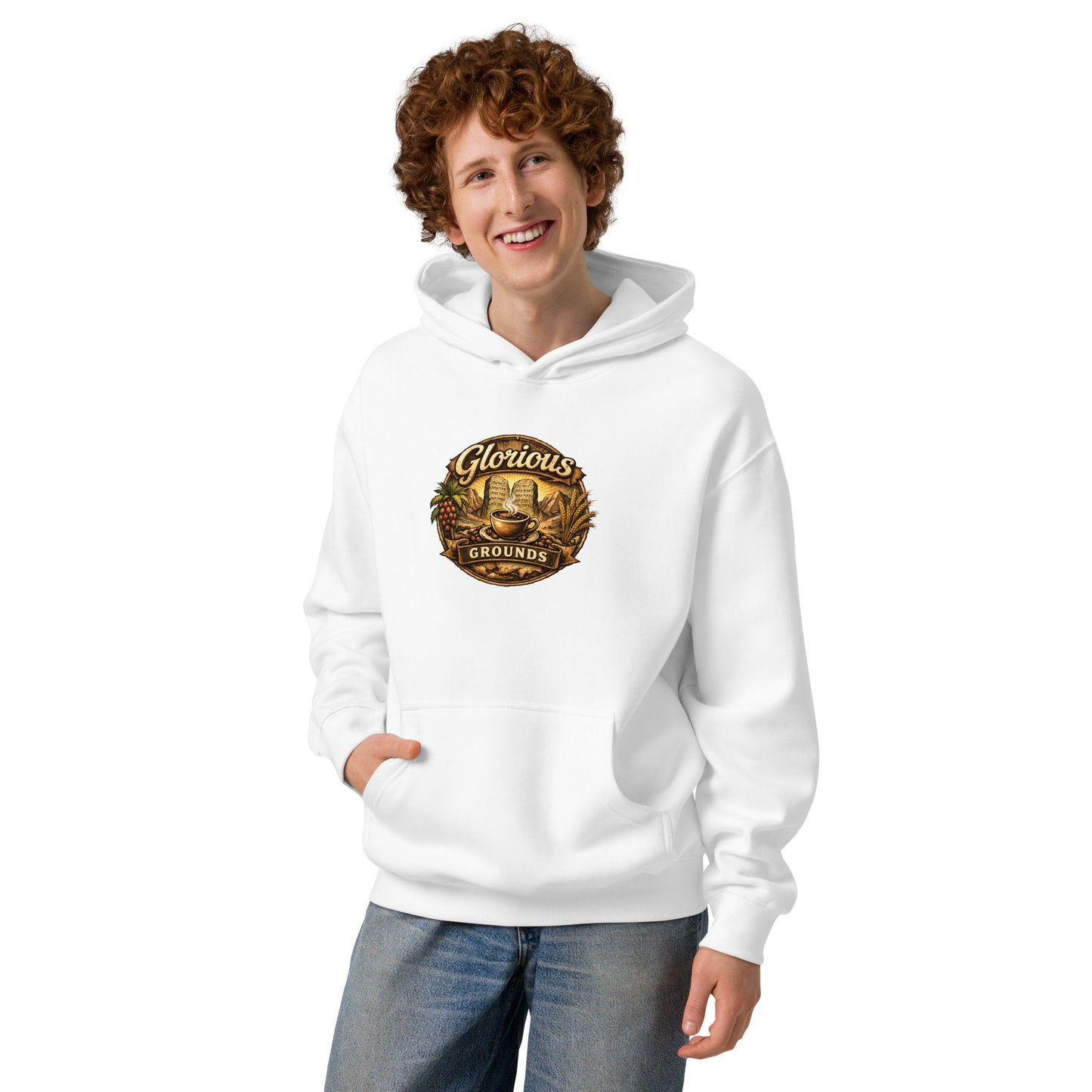 Men’s box hoodie - Glorious Grounds