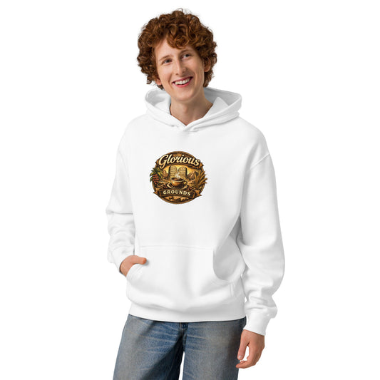 Men’s box hoodie - Glorious Grounds