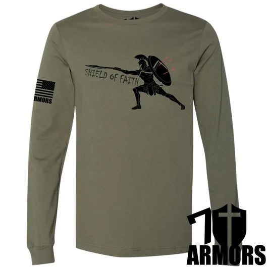 SHIELD OF FAITH LONG SLEEVE - Glorious Grounds