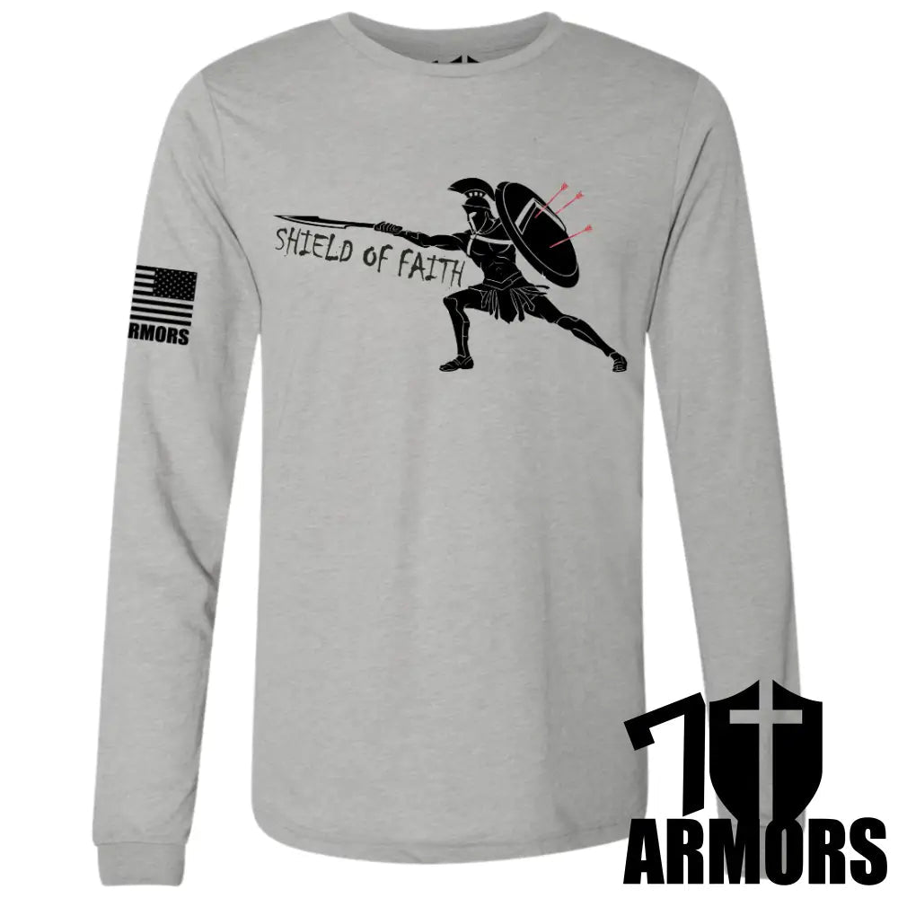 SHIELD OF FAITH LONG SLEEVE - Glorious Grounds