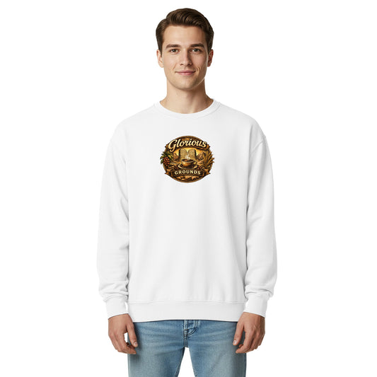 Unisex garment - dyed sweatshirt - Glorious Grounds